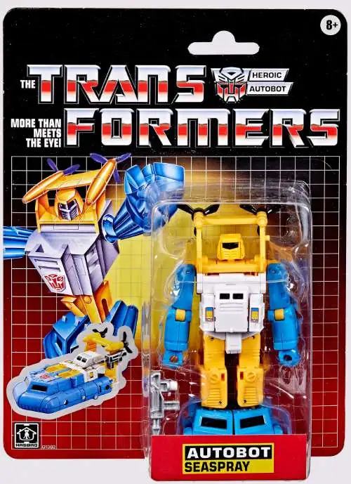 Transformers Autobot Seaspray Action Figure [Retro G1-Inspired ]