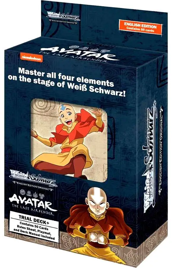 Weiss Schwarz Trading Card Game Avatar The Last Airbender Trial Deck Plus [50 Cards]