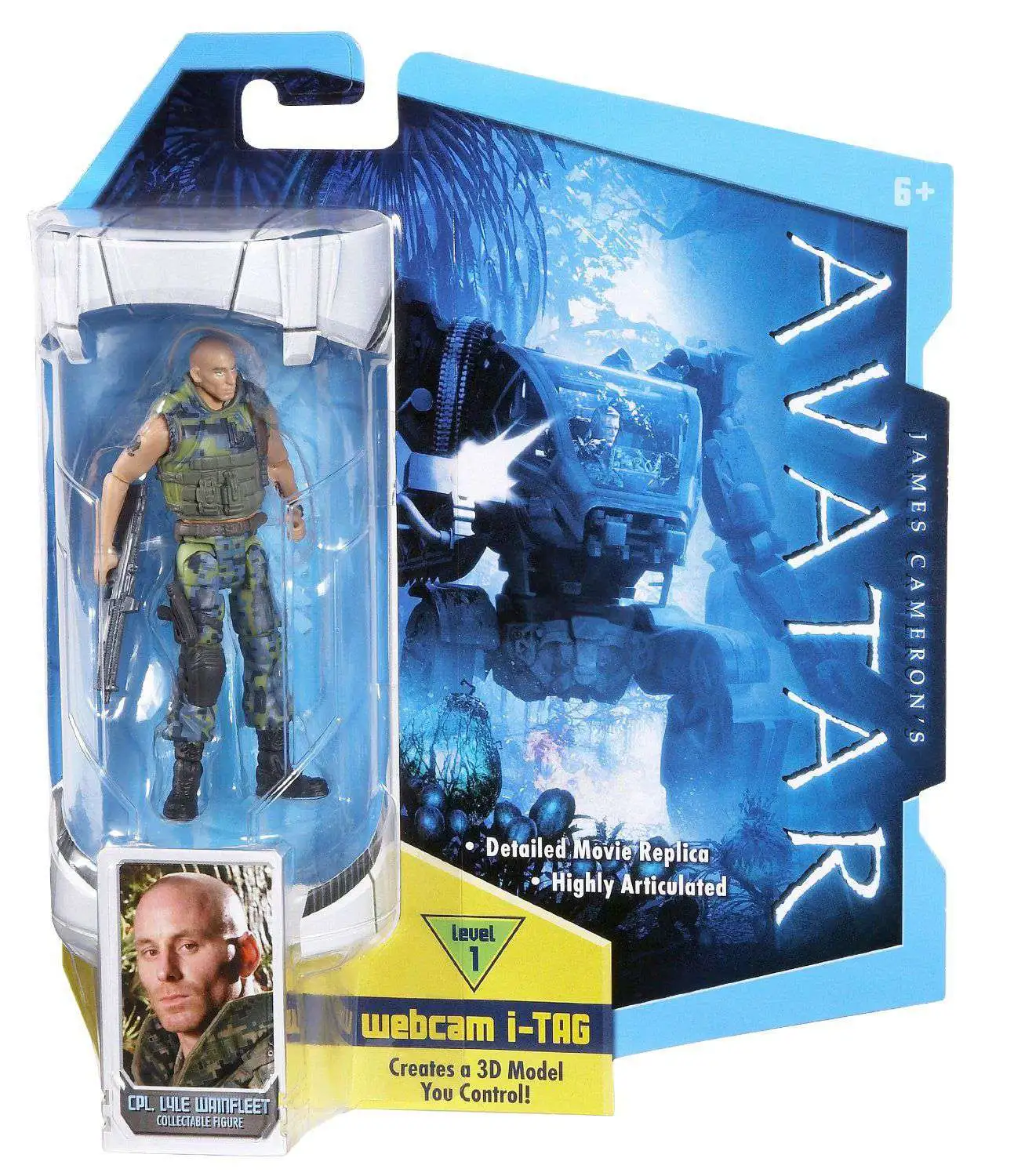 James Cameron's Avatar Corporal Lyle Wainfleet Action Figure [Damaged Package]