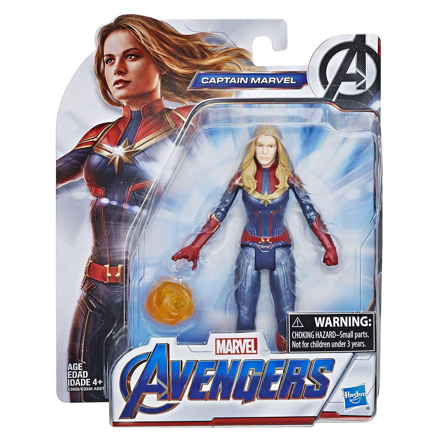 Endgame Hero Captain Marvel 6-Inch Action Figure Hasbro 2019 Avengers 