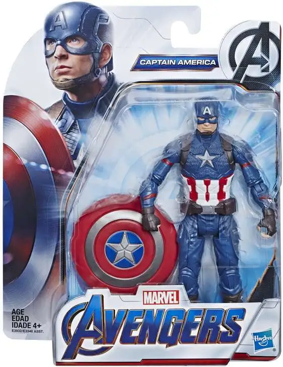 Marvel Avengers Endgame Team Suit Captain America 6-Inch-Scale Action Figure 