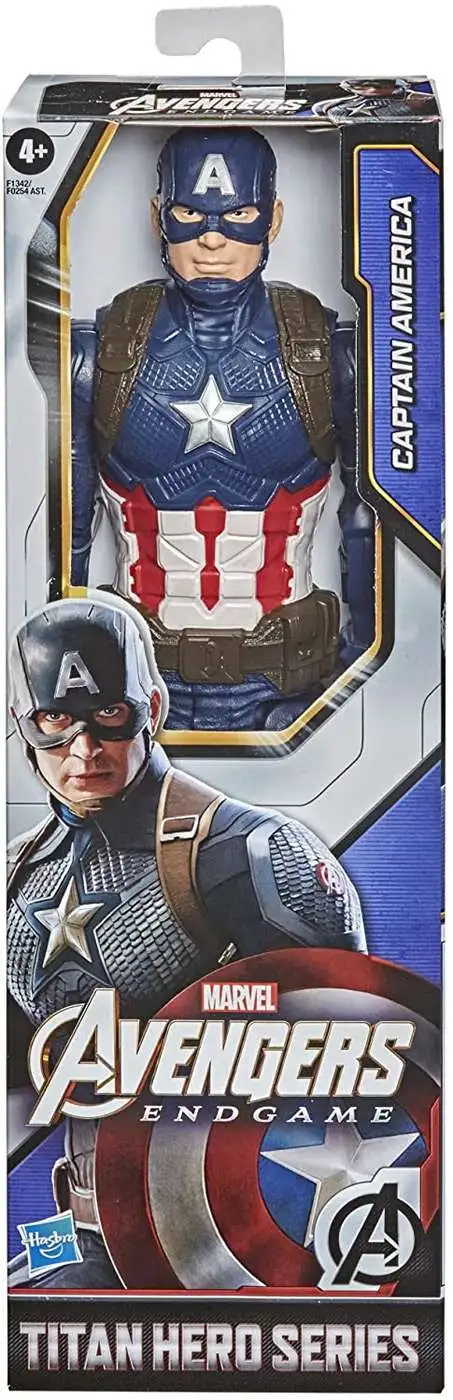 Arancel Lograr Alegre Marvel Avengers Titan Hero Series Captain America 12 Action Figure Endgame  Hasbro - ToyWiz