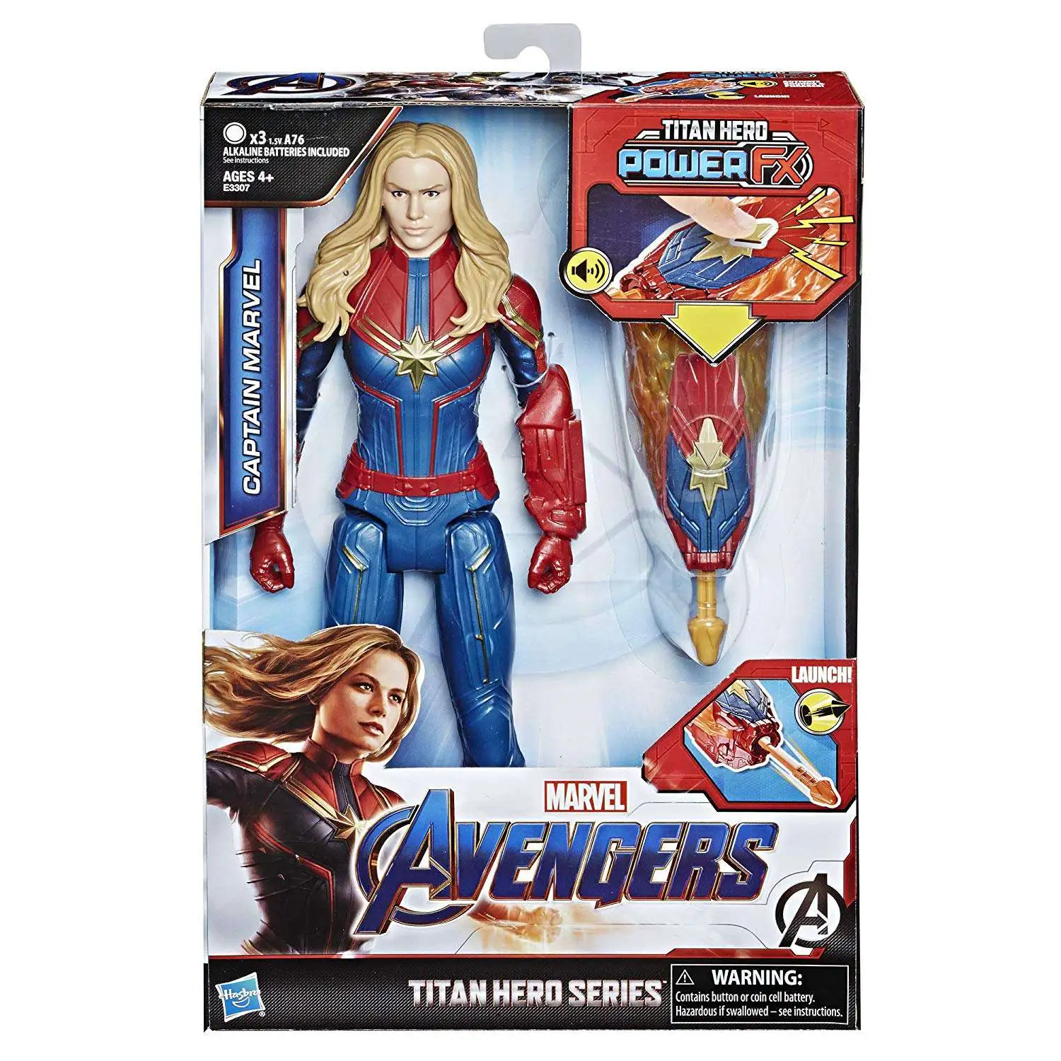Marvel Avengers Titan Hero Series 12-Inch Action Figure Captain Marvel 
