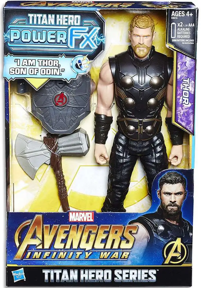 Marvel Avengers Infinity War Captain America/Tho Titan Hero Series 12in set of 2 