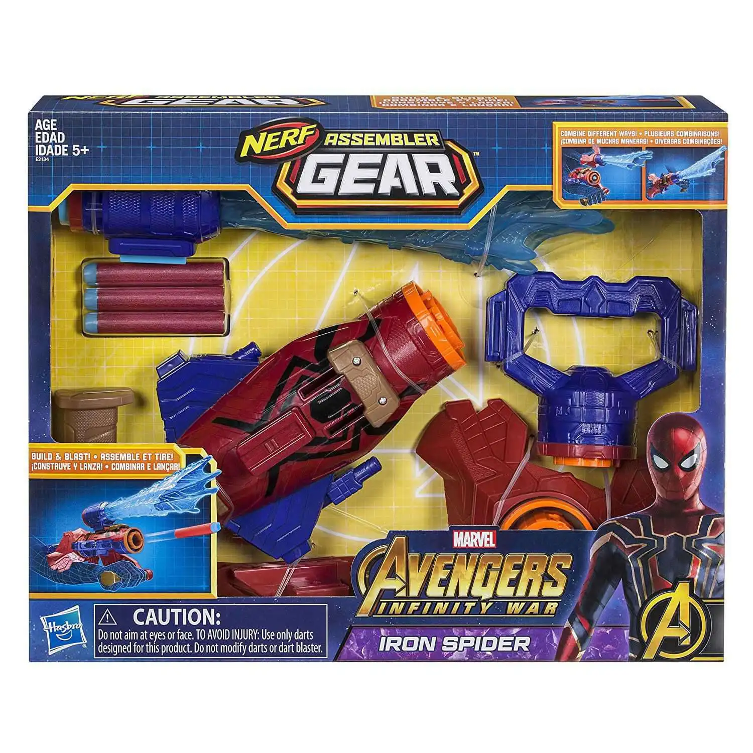 Nerf Assembler Gear Spider-Man Into The SpiderVerse Miles Morales Brand New 