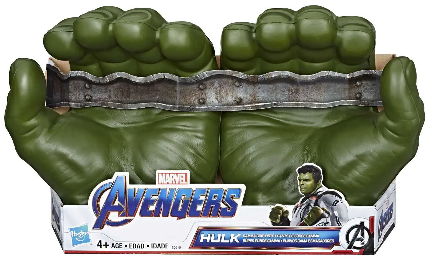 Official toy Role play Marvel Avengers Gamma Grip Hulk Fists 