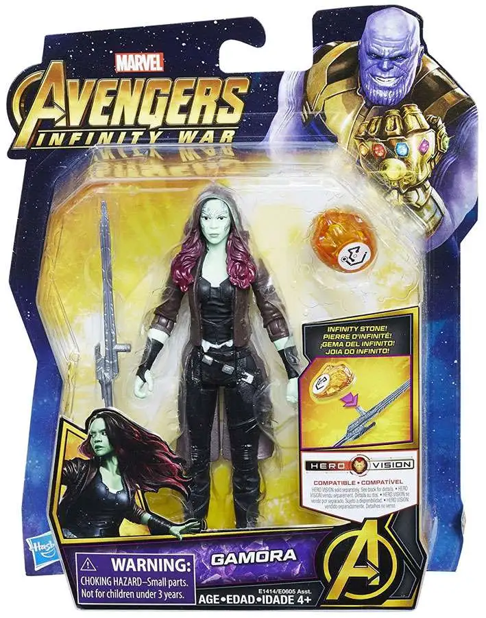 Marvel Avengers Infinity War Gamora Action Figure [with Stone]