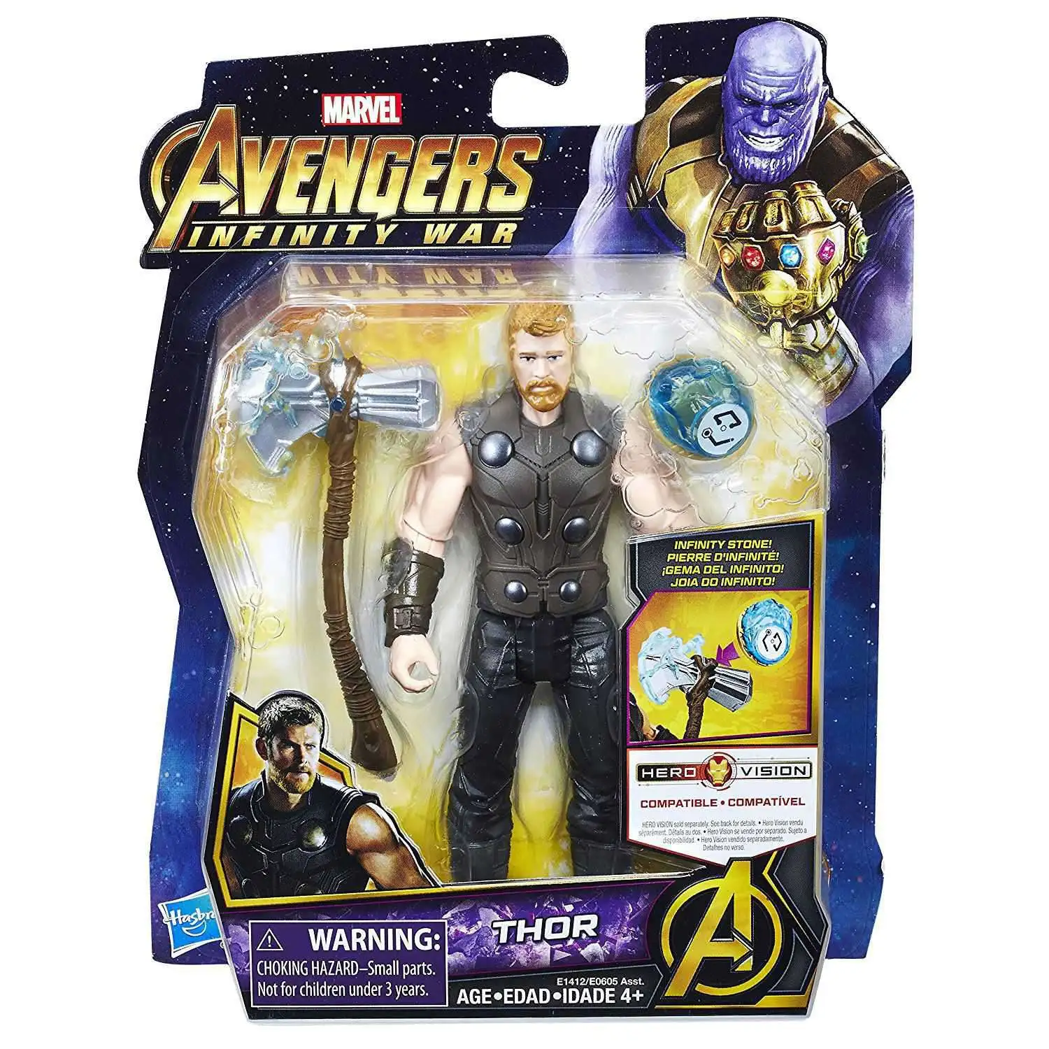 Marvel Avengers Infinity War Thor Action Figure [with Stone, Loose]