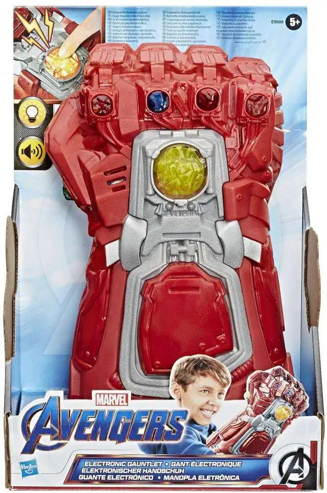 Marvel Avengers Endgame Red Infinity Gauntlet Electronic Fist Role Play Accessory [Lights & Sounds, Loose]