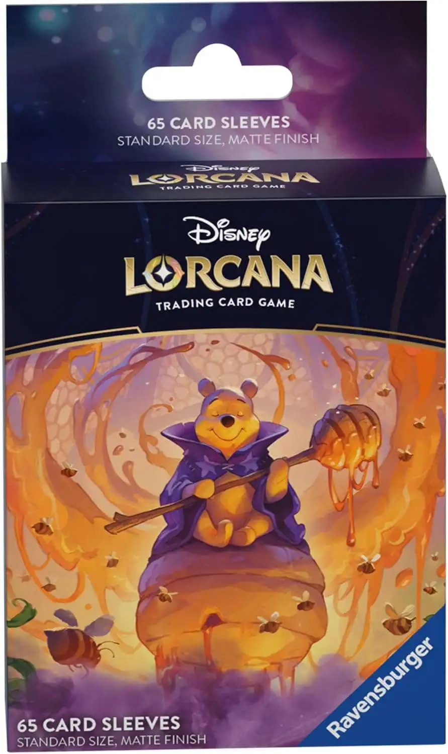 Disney Lorcana Trading Card Game Azurite Sea Winnie the Pooh Card Sleeves  65 Sleeves Ravensburger - ToyWiz
