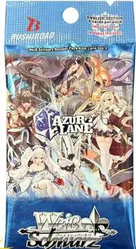 Weiss Schwarz Trading Card Game Azur Lane Volume 2 Booster Pack [8 Cards]