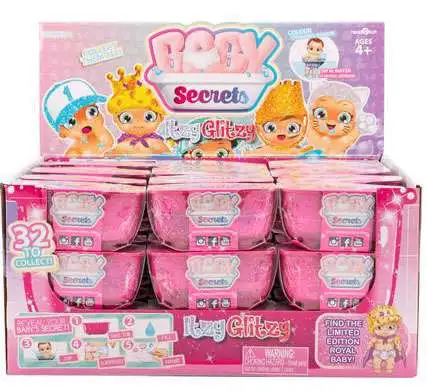 Baby Secrets Series 4 Itzy Glitzy Baby Secrets Mystery Box 36 Packs ...