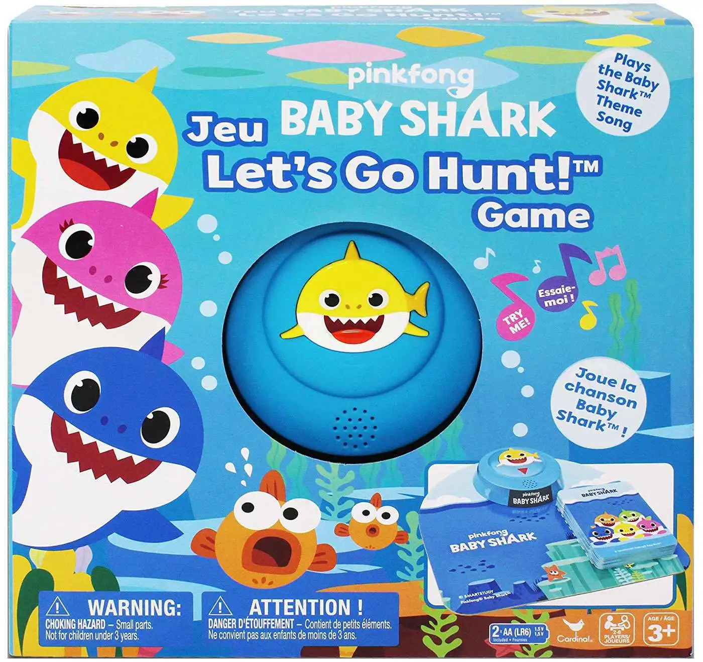 Pinkfong Baby Shark Lets Go Hunt Game Spin Master - ToyWiz