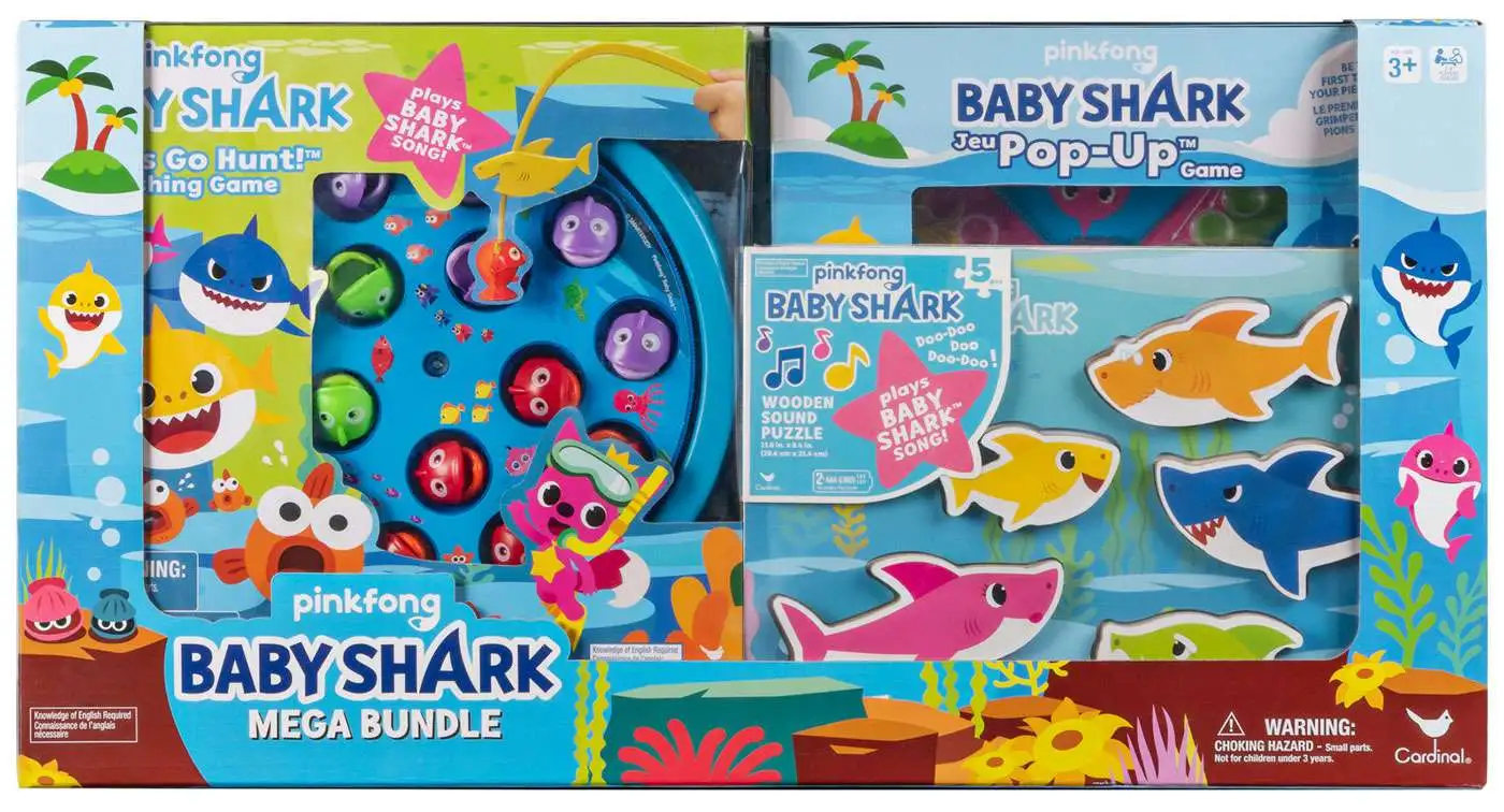 Pinkfong Baby Shark Fishing Game! Let's go catch fish!