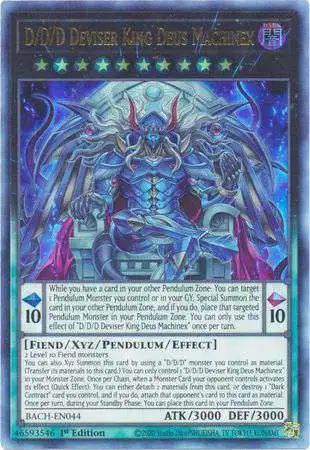 YuGiOh Battle of Chaos Single Card Ultra Rare DDD Deviser