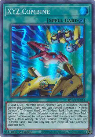 YuGiOh Battle of Chaos Super Rare XYZ Combine BACH-EN061