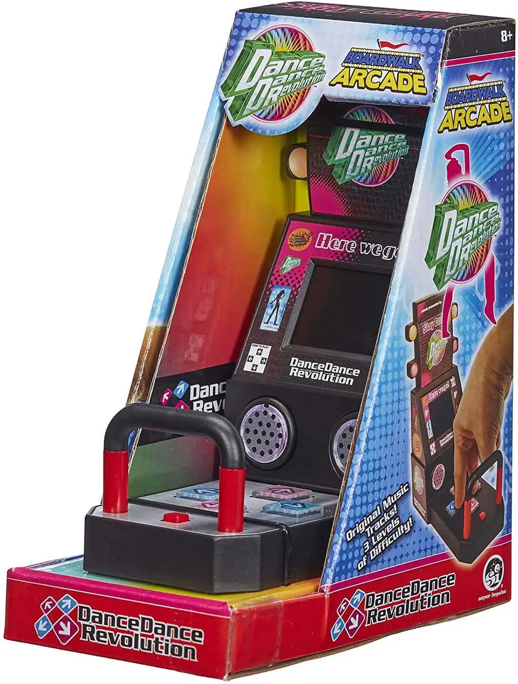 Boardwalk Arcade Dane Dance Revolution Micro Video Game