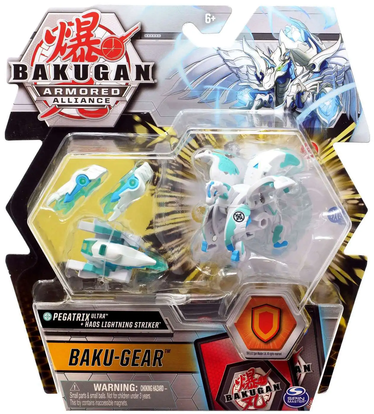 Bakugan Armored Alliance Baku Gear Pegatrix Ultra Haos Lightning 
