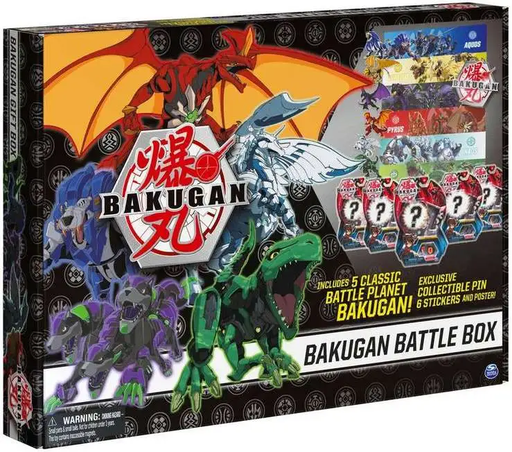 Spin Master Bakugan BAKUBOX First Ed mit einem Bakugan in weißer transp.Case 