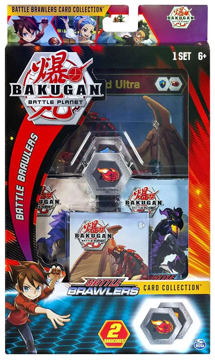 BAKUGAN Battle Brawlers Battle Planet B500 HOWLKOR ULTRA 2 Bakucores & B500 CARD 
