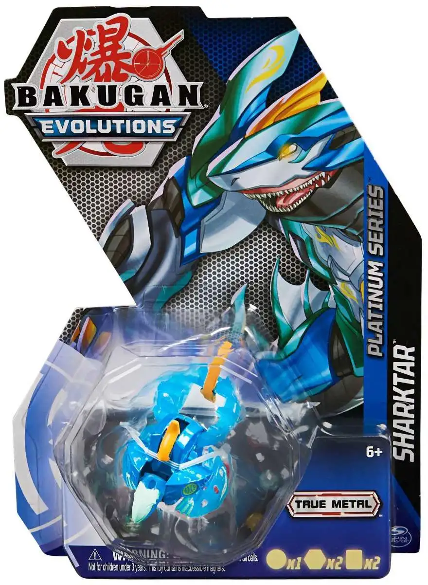 Bakugan Evolutions Platinum Series Sharktar Single Trading Card - ToyWiz