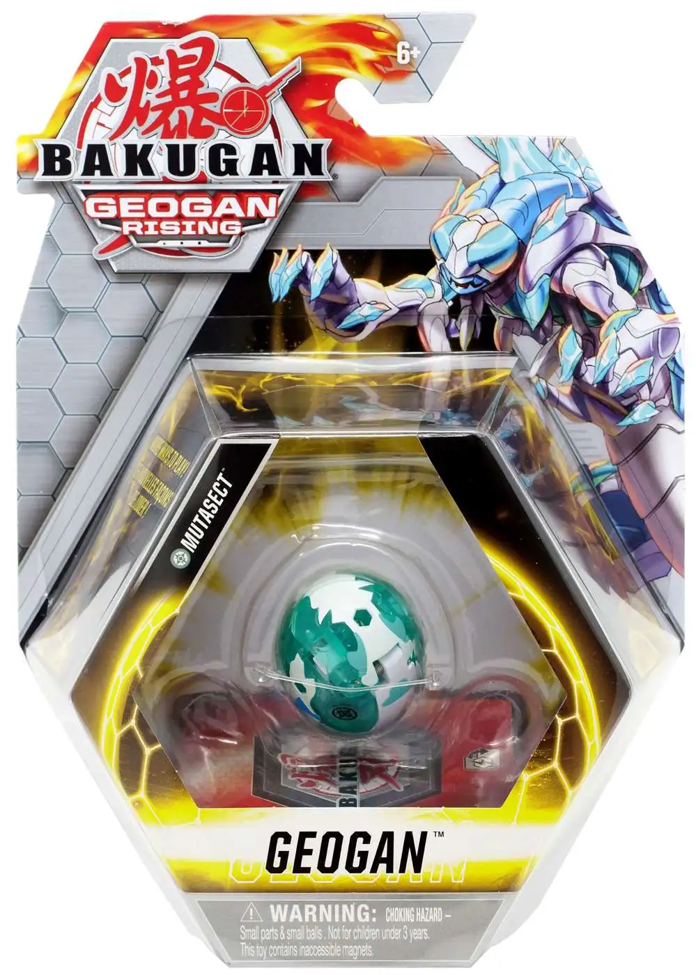 Bakugan Geogan Rising Geogan Mutasect Single Figure Trading Card - ToyWiz
