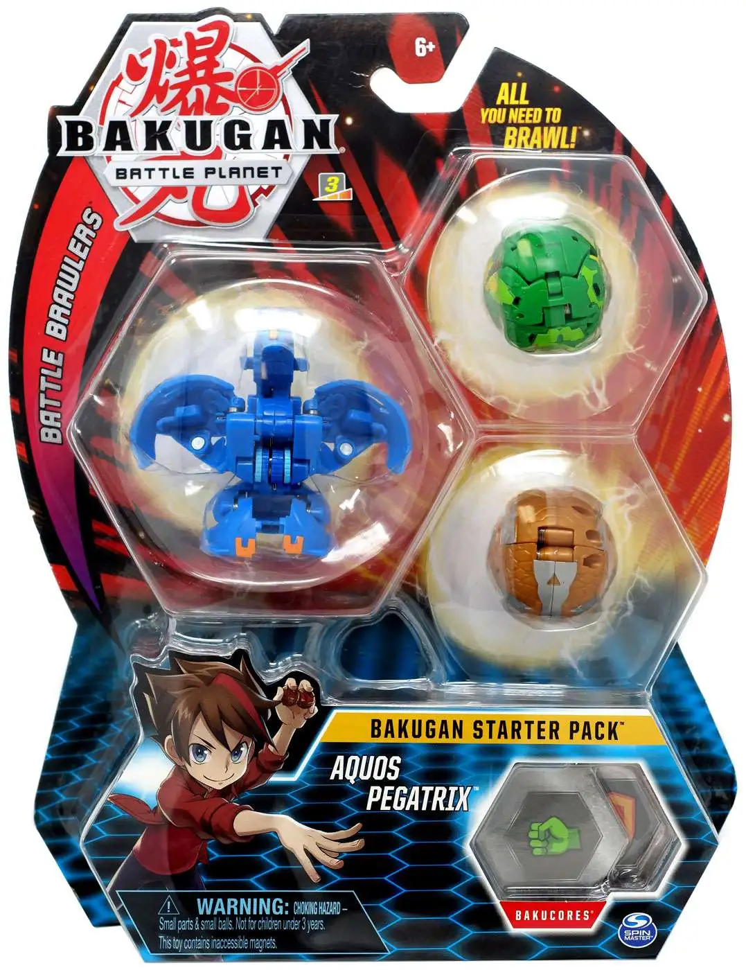Bakugan - Starter Pack - Blister de 3 billes