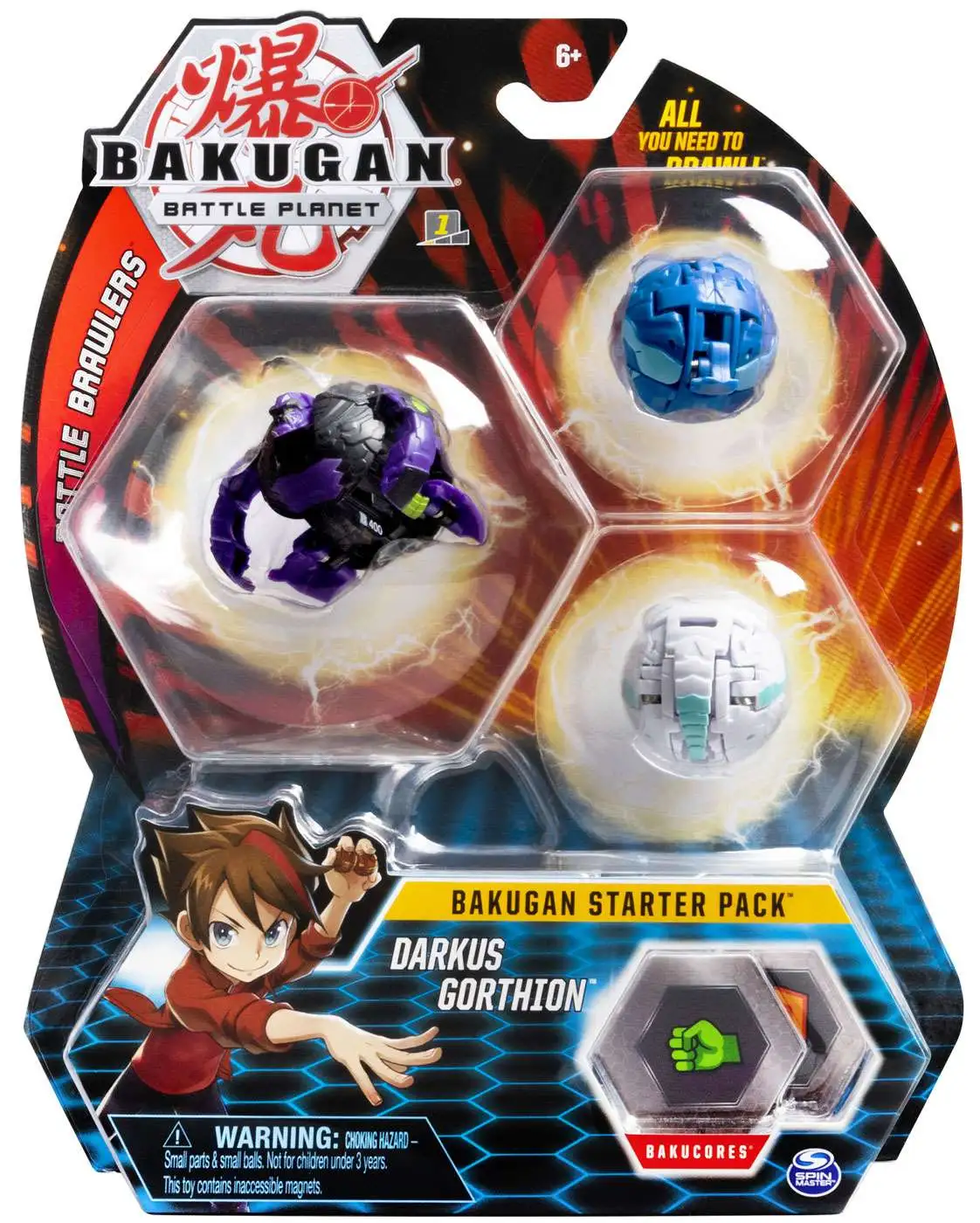 Bakugan Battle Planet Battle Brawlers Complete Set of Common Aquos Action Cards 