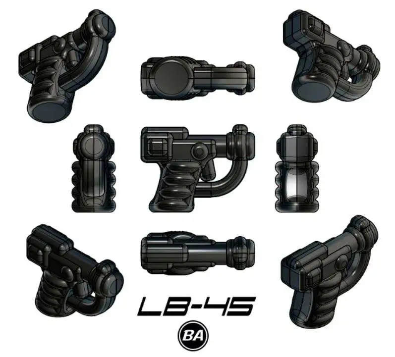 BrickArms LB-45 Liberator Blaster Pistol 2.5-Inch [Black]