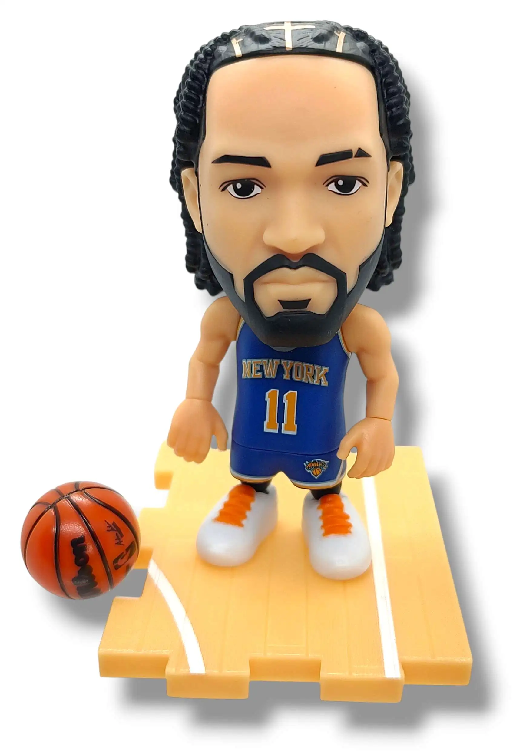 5 Surprise NBA Ballers Series 2 Jalen Brunson Minifigure Blue Away