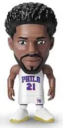 5 Surprise Philadelphia 76ers NBA Ballers Series 1 Joel Embiid Figure [White Home Jersey, Comes with Court Base, Sticker, Card & Ball Loose]