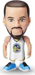 5 Surprise Golden State Warriors NBA Ballers Series 1 Stephen Curry Figure [White Home Jersey, Comes with Court Base, Sticker, Card & Ball Loose]