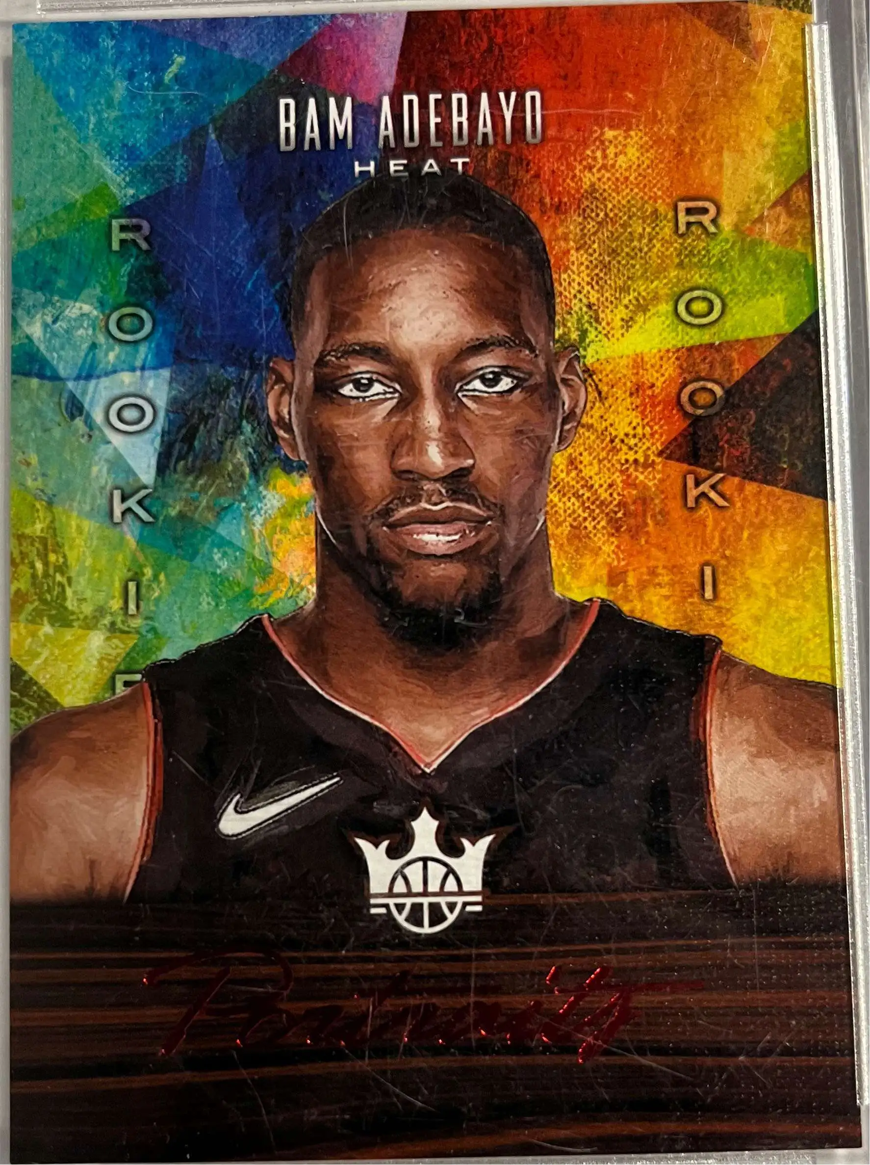 NBA 2017 Court Kings Basketball 45/65 Bam Adebayo #14 [Rookie Portraits]