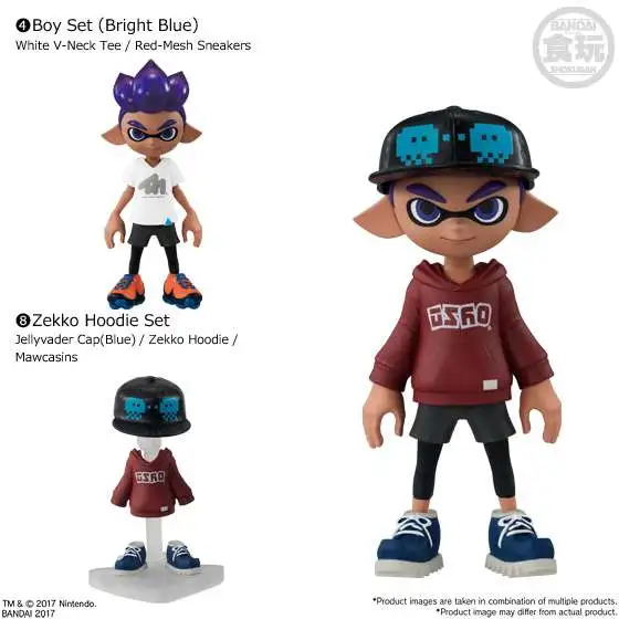 Splatoon Shakugan Splatoon 2 Gear Collection 1 3.75 Mystery Box 10