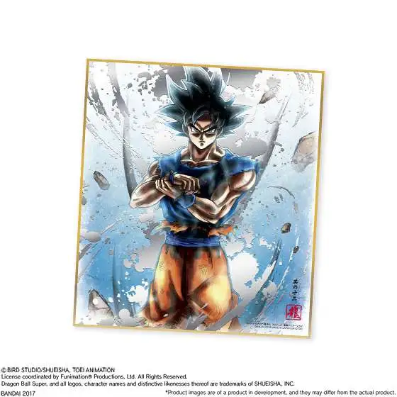 Dragon Ball Super Shikishi Art SUPER SAIYAN GOD GOKU Gold Foil