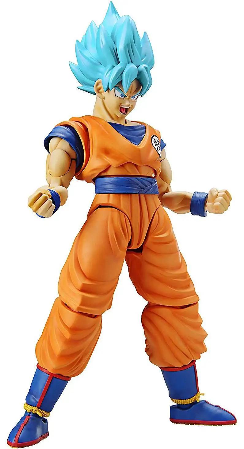 Dragon Ball Z Super Figure Rise Super Saiyan God Blue Goku Model Kit 7.5" Figure 