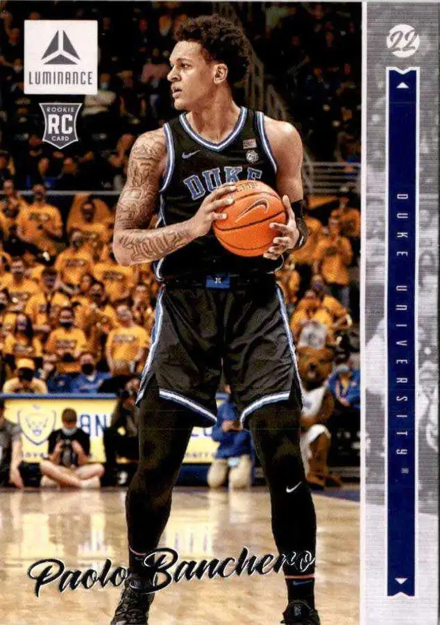 NBA Orlando Magic 2022 Panini Chronicles Luminance Draft Picks Paolo Banchero #27 [Rookie]