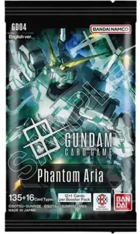 未使用品 GUNDAM CARD GAME Phantom Aria 6個セット Mobile Suit Gundam Gundam Card Game - Booster Pack Phantom Aria