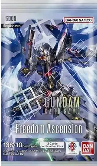 Gundam Trading Card Game Freedom Ascension Booster Pack GD-05 [12 Cards] (Pre-Order ships July)