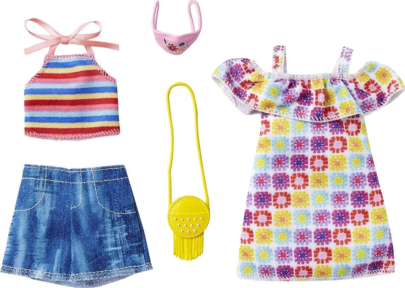 slim fit dress slacks Barbie Girls Classic Blue Denim Dungarees D811 – Tiny Girl main image 0