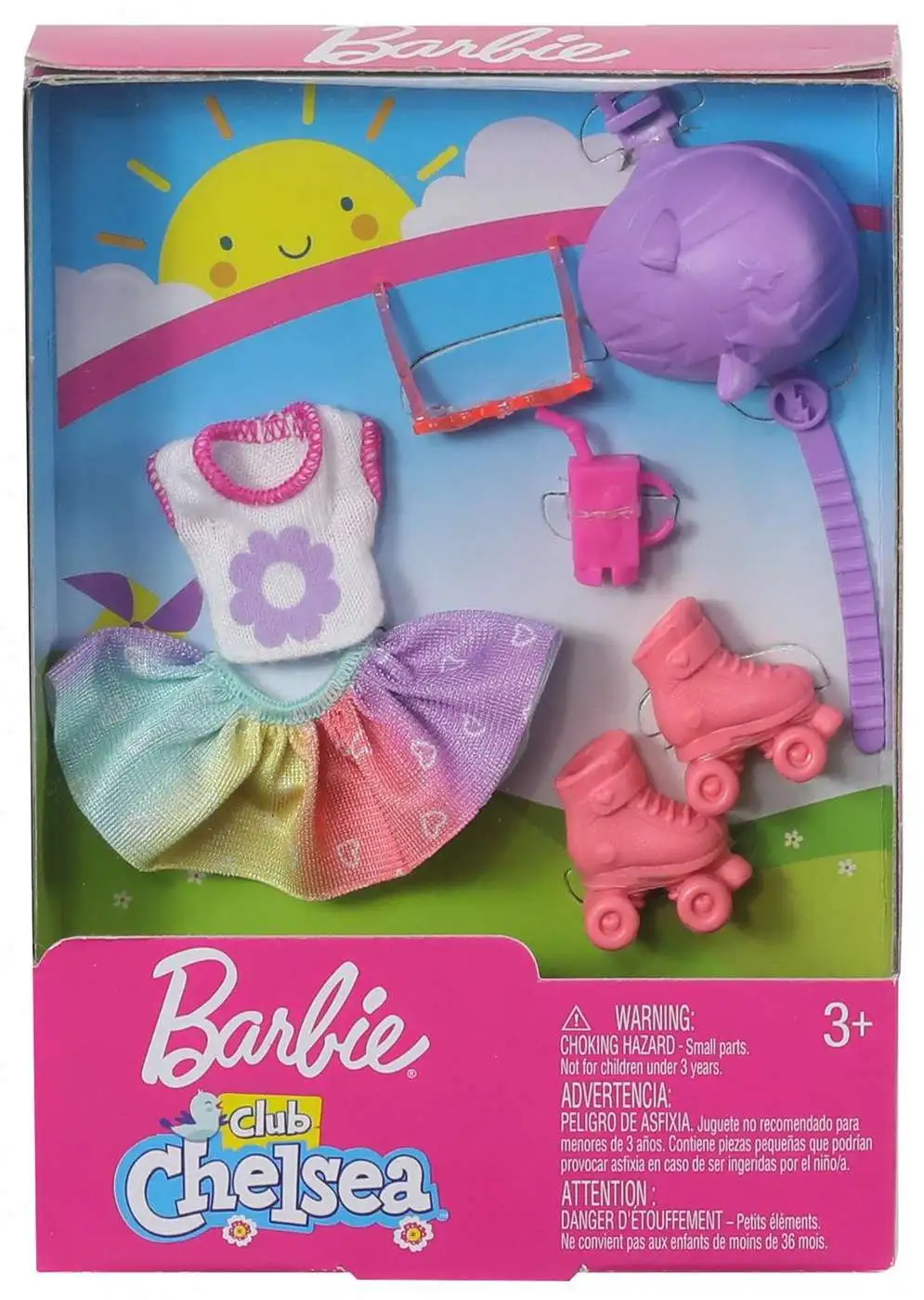 Barbie Club Chelsea Roller Skating Accessory Pack Mattel Toys - ToyWiz