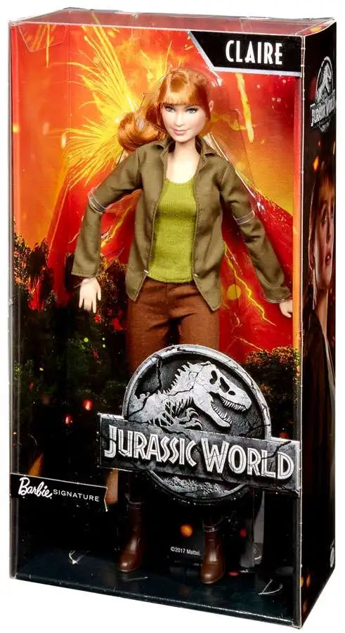 Jurassic World Fallen Kingdom Barbie Signature Claire Doll Mattel Toywiz