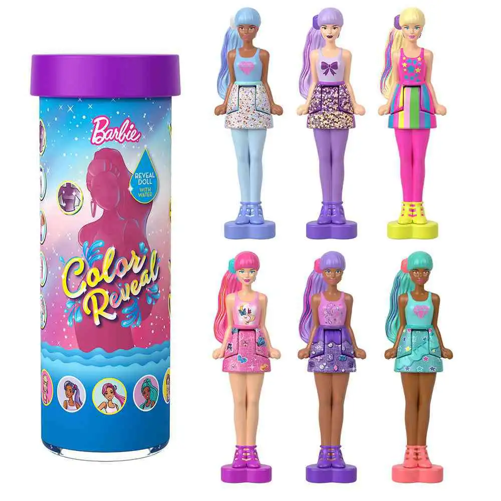 Mini BarbieLand COLOR Reveal 1.5 Mystery Pack 1 RANDOM Mini Figure Mattel - ToyWiz