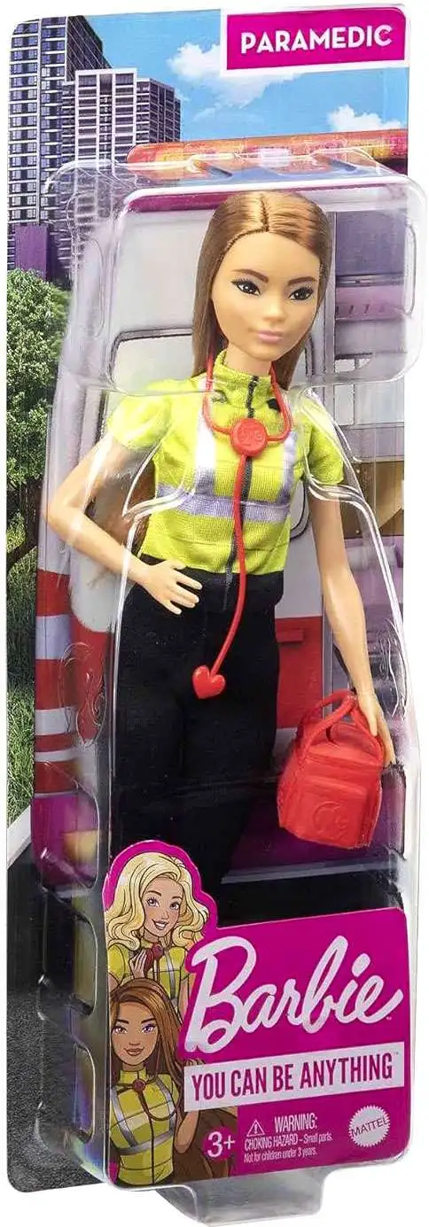 Barbie Paramedic Doll [First Responder, Damaged Package]