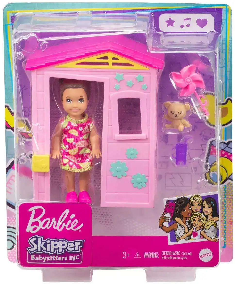 Barbie Babysitters Inc Playhouse Mini Doll Playset - ToyWiz