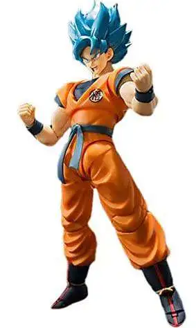 Bandai S.H. Figuarts Dragon Ball Super Saiyan God Gogeta Action Figure Set,  4 Pieces