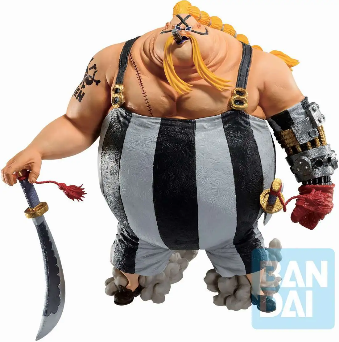 One Piece Ichibansho Queen 6.3-Inch Statue Figure [The Fierce Men Who Gathered at the Dragon, Damaged Package]