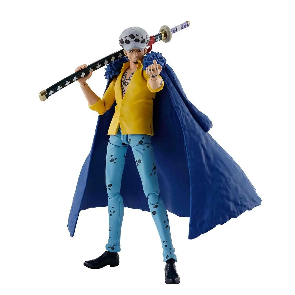 Tamashii Nations One Piece S.H.Figuarts Trafalgar Law Collectable Figure [The Raid On Onigashima]