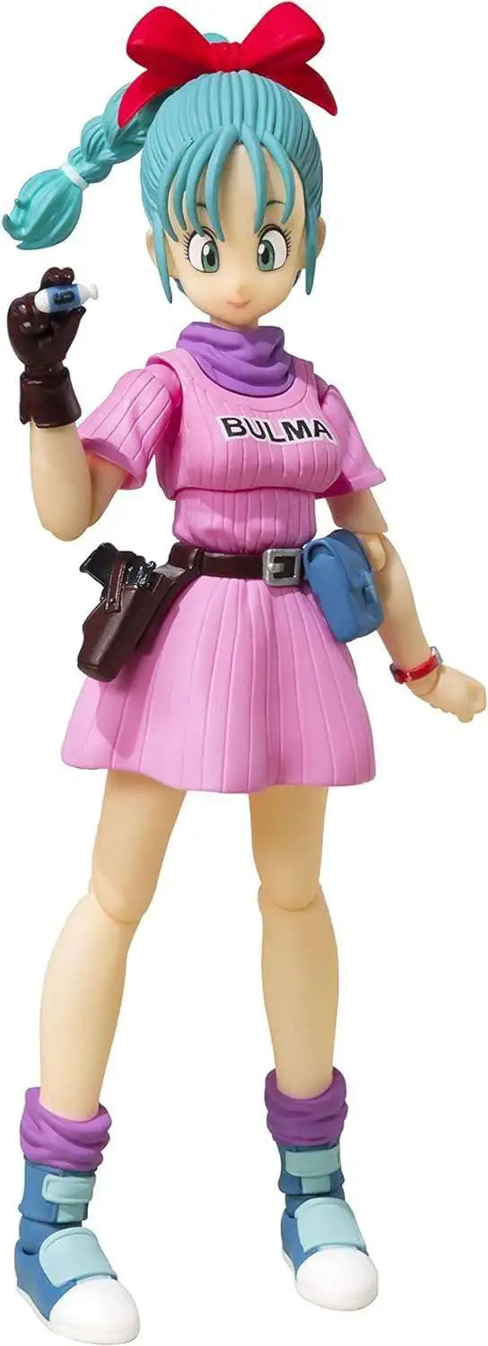 Tamashii Nations Dragon Ball S.H.Figuarts Bulma 5.3-Inch Collectable Figure [Adventure Begins Reissue]