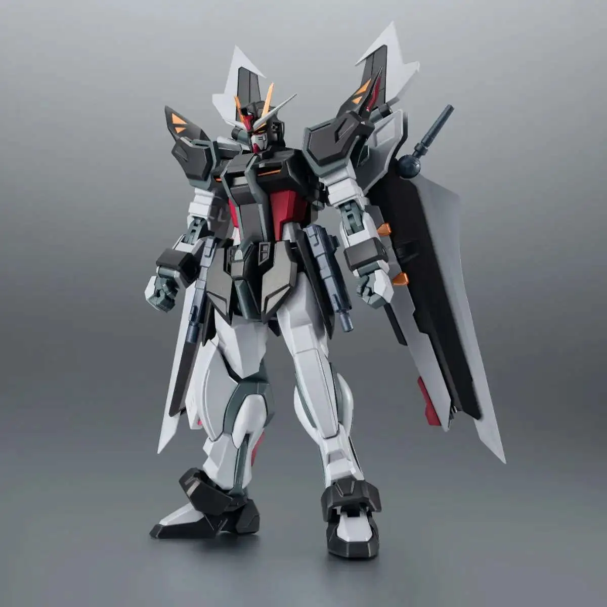 フィギュア　ROBOT魂 ＜SIDE MS＞ ストライクノワール 「機動戦士ガンダムSEED C.E.73-STARGAZER-」 ROBOT魂 ＜SIDE MS＞ GAT-X105E＋AQM/E-X09S ストライクノワール